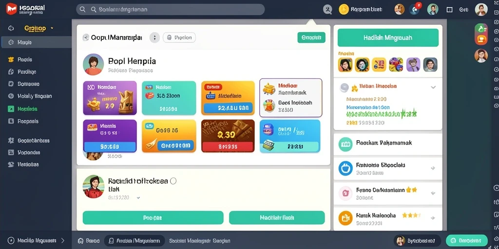 Tampilan antarmuka yang menarik dan user-friendly.