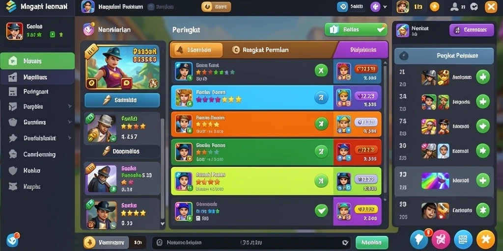 Tampilan antarmuka yang user-friendly dan modern.