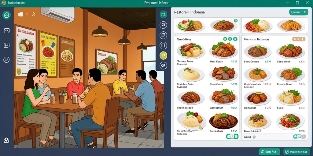 Tampilan awal yang menarik dan penuh warna.